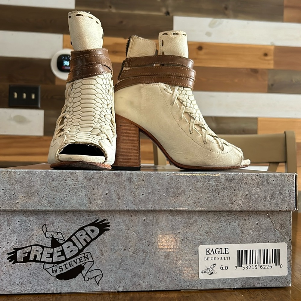 Gently worn a few times eagle Freebird sandal size 6